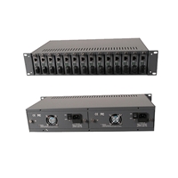 14 Slot Fiber  Media Converter Chassis