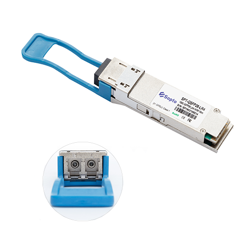 100G QSFP28 fiber optic transceiver with duplex LC interface.png