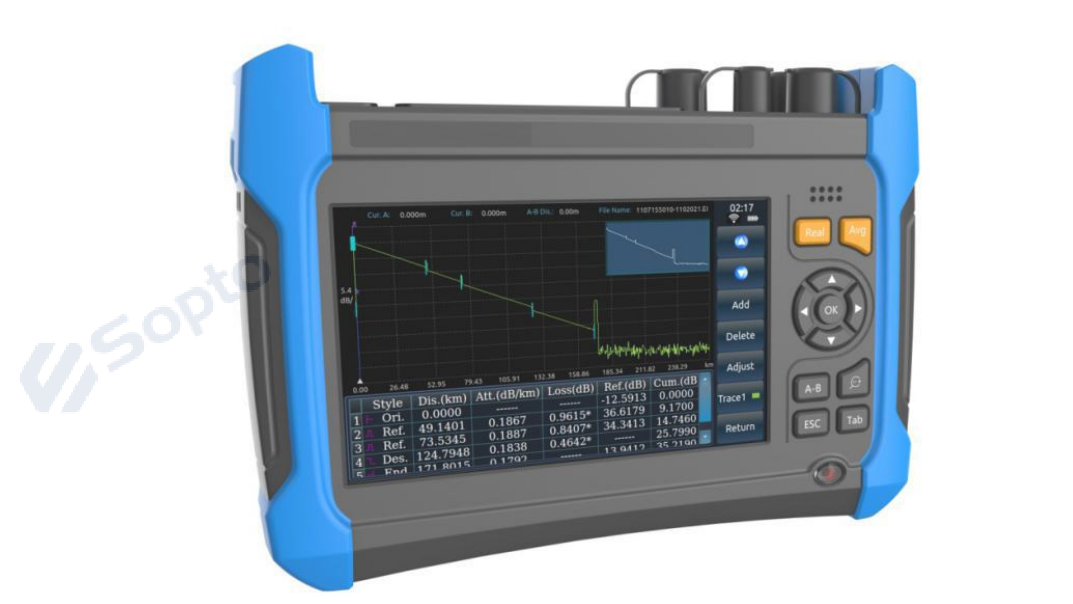 Optical Time-Domain Reflectometer (OTDR) SPTK-3302XR | Sopto